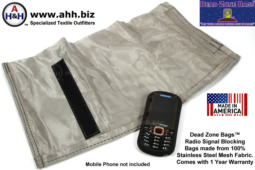 Dead Zone Bags™ - Radio Signal Blocking for Mobile Devices - Take Back your Privacy!